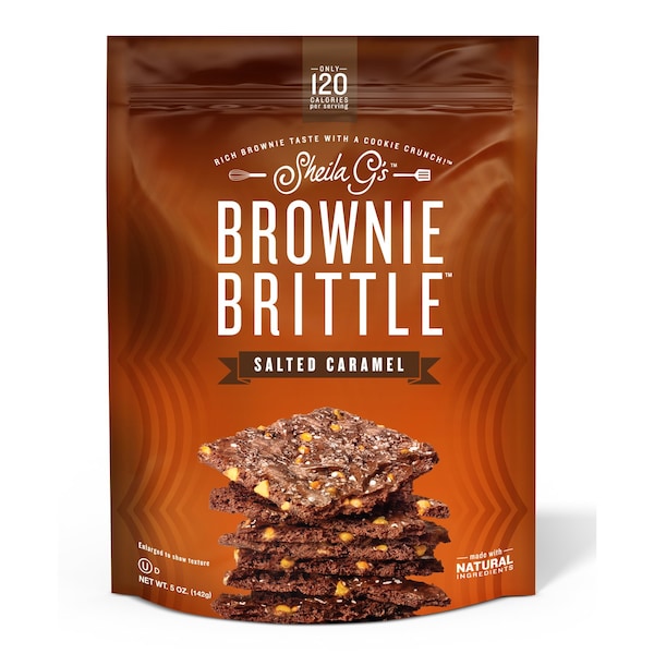 Brittle Brownie Sheila G's Salted Caramel Brownie Brittle 5 oz Bagged SG1238 Zoro
